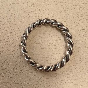 Pandora silver Intertwined Twist Ring